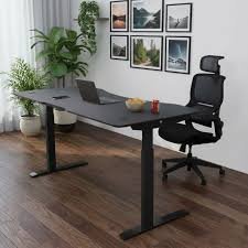 Adjustable Height Desk in Black - Premium Standing Desk Solution