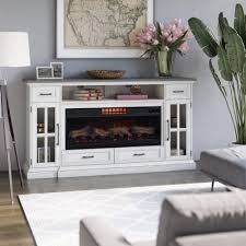 Sloane 75" Fireplace TV Console with ClassicFlame Electric Insert