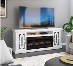 Kerrigan 74" Electric Fireplace Console - Premium TV Stand with Fireplace